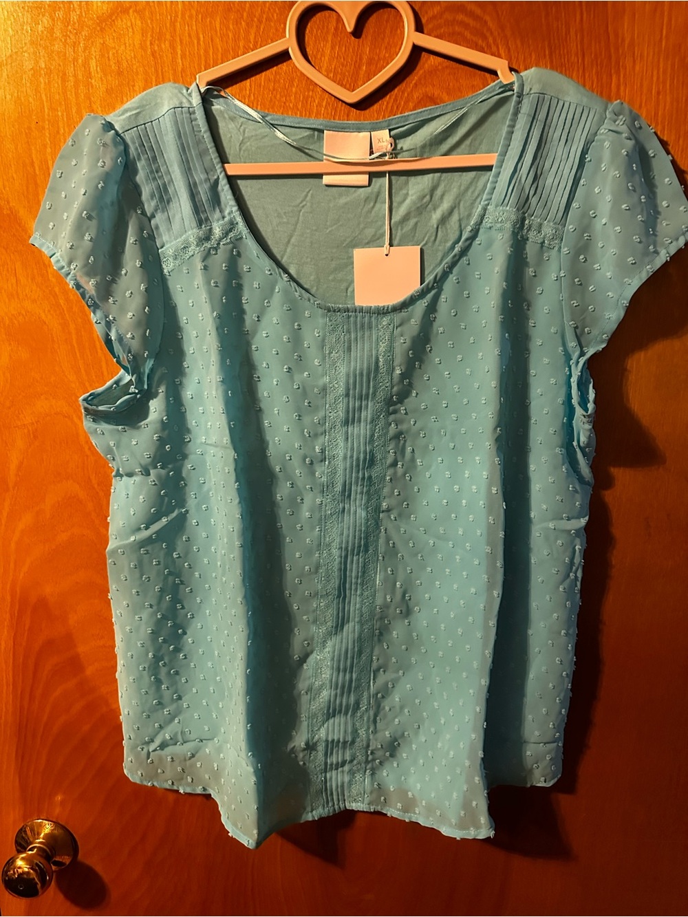 LC Lauren Conrad Clipped Dot Tee